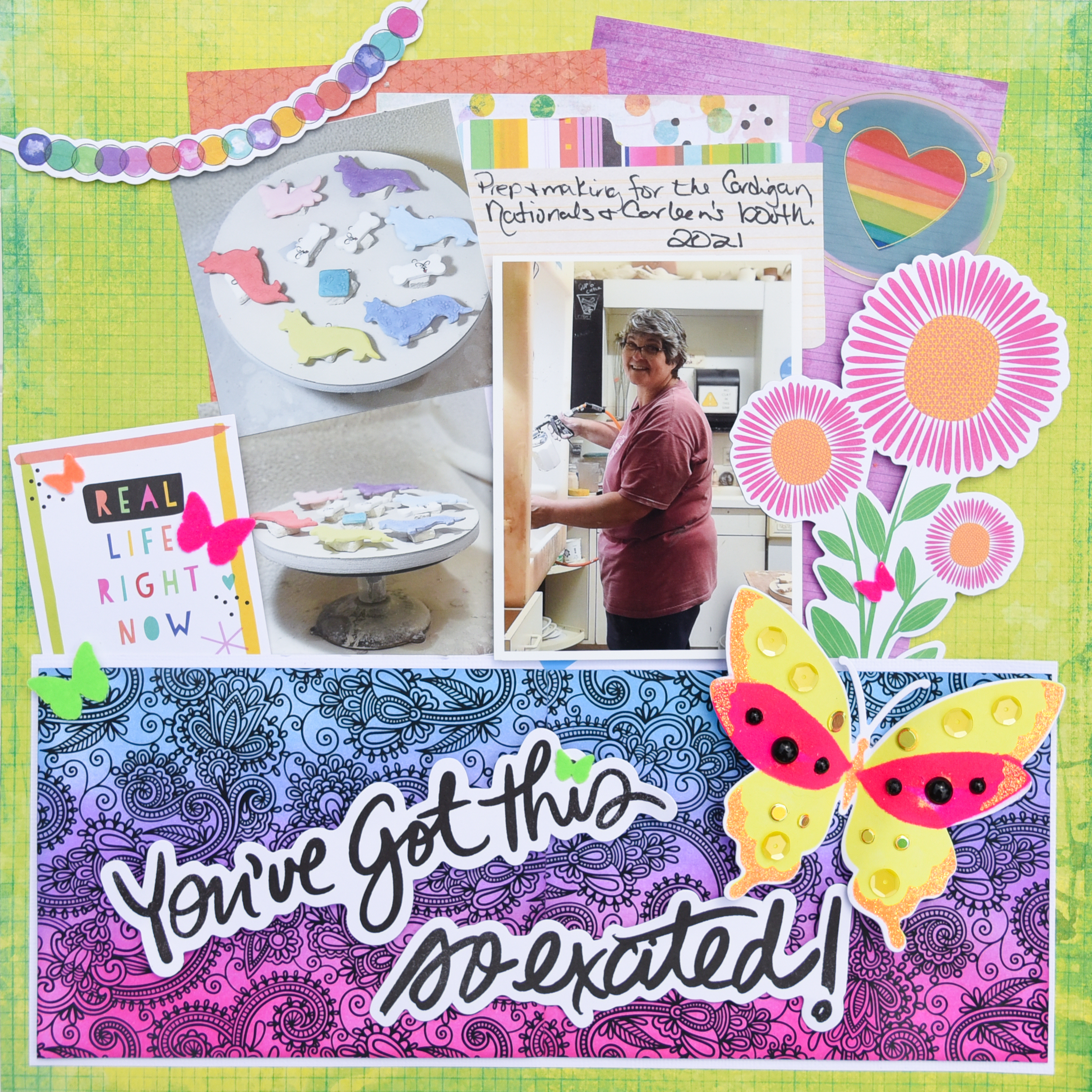 FS You’ve Got This Layout using DecoFoil Unity Toner Card Fronts by Katrina Hunt