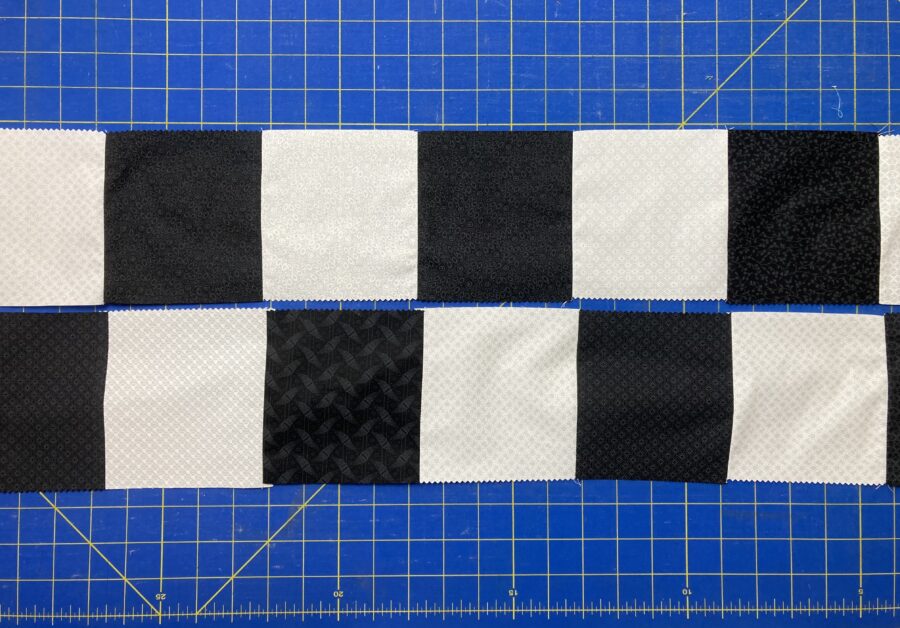 Checkerboard rows