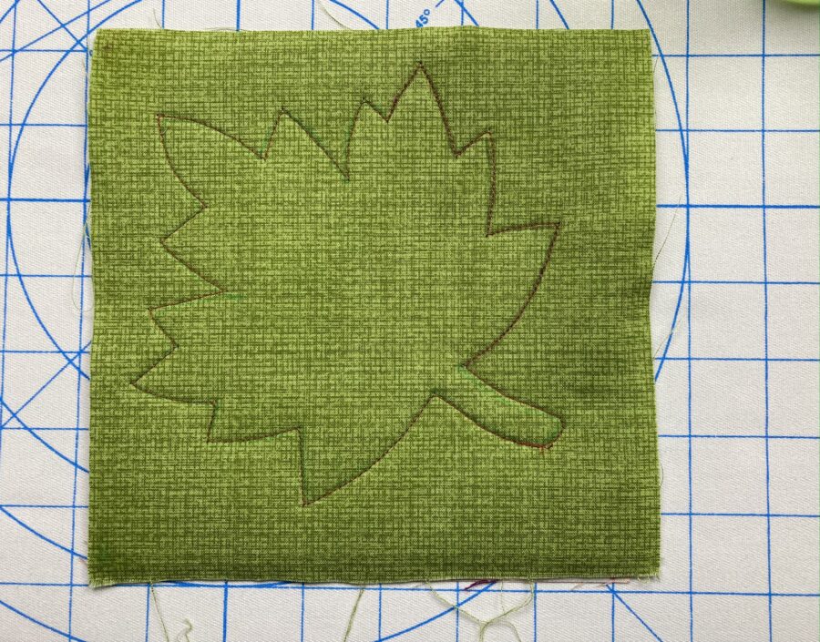 traced leaf