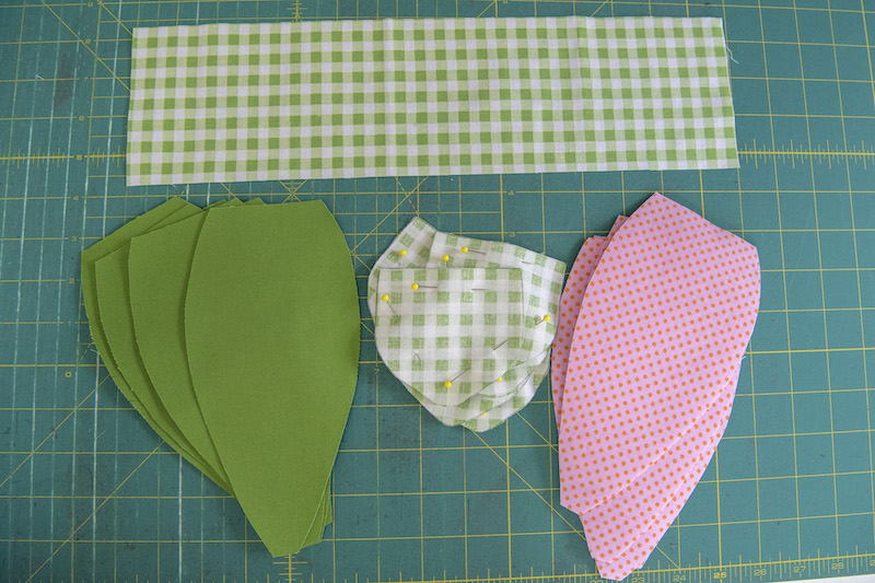 cut out all fabric pieces