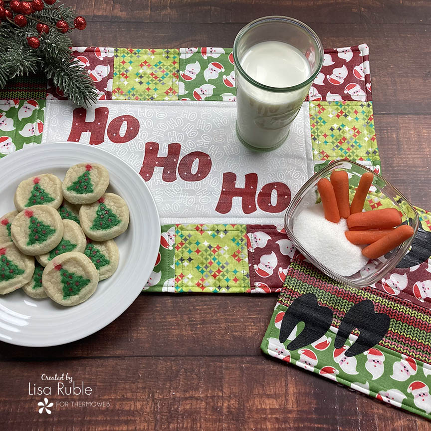 Santa Snack & Reindeer Mat