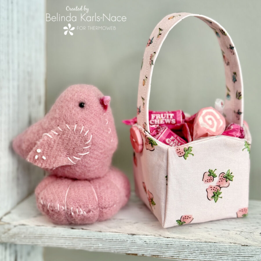 Bitty Goody Basket - a Project by Belinda Karls-Nace for the Therm O Web Blog