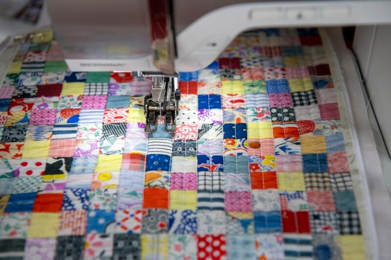 quilting the panels