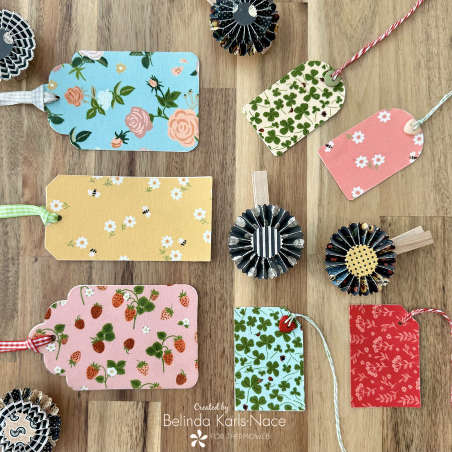 Nifty No-Sew Fabric Tags