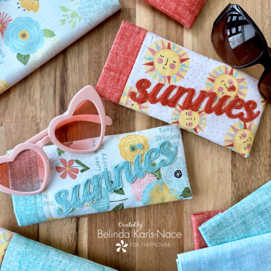 Sunny Sunglass Case - A Project for the Therm O Web Blog