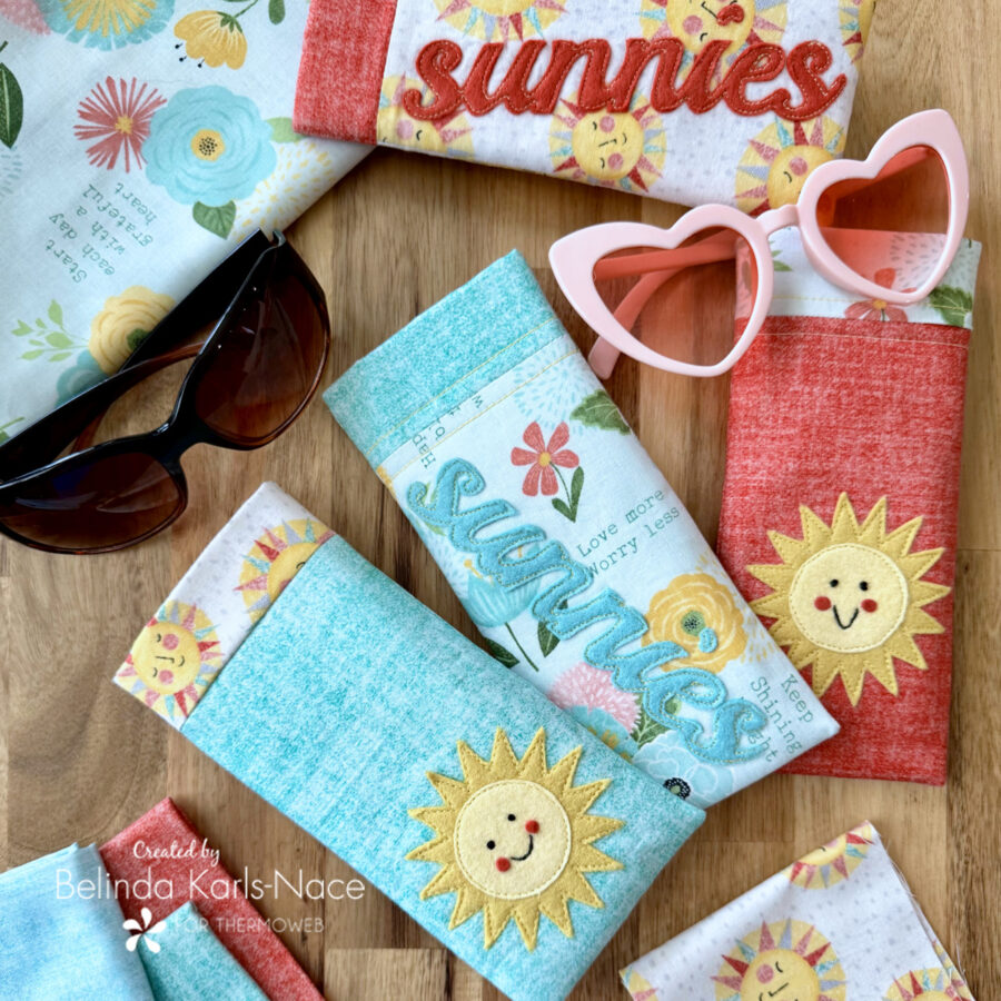 Sunny Sunglass Case - A Project for the Therm O Web Blog